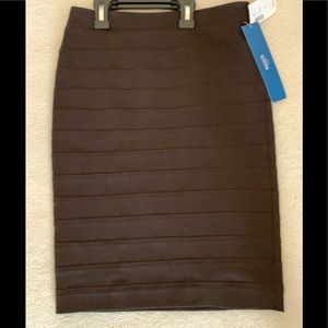 NWT- Ricki’s pencil skirt- size 0. Gorgeous chocolate brown.